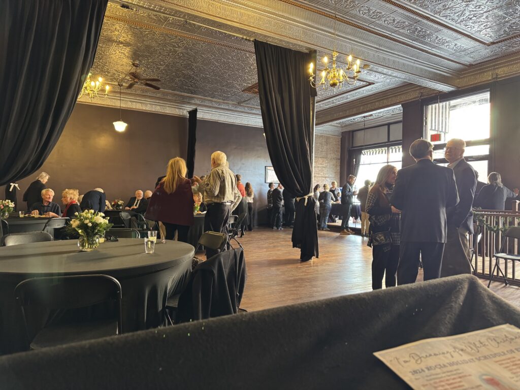 Celebration of Life hosted inside The Agora